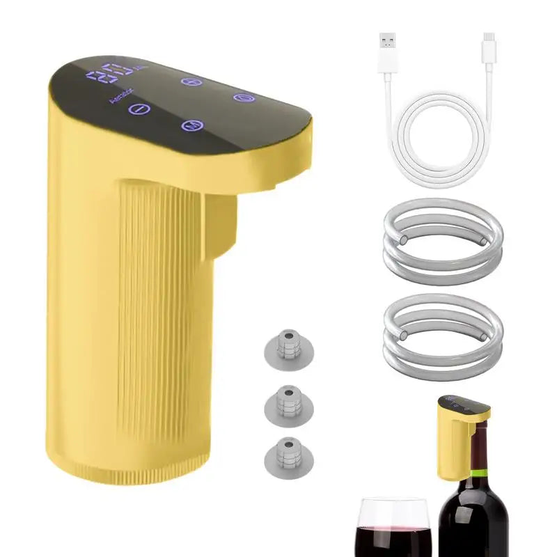 👉 Portable Electric Wine Decanter & Aerator – Automatic Wine Dispenser for Smooth, Rich Flavour