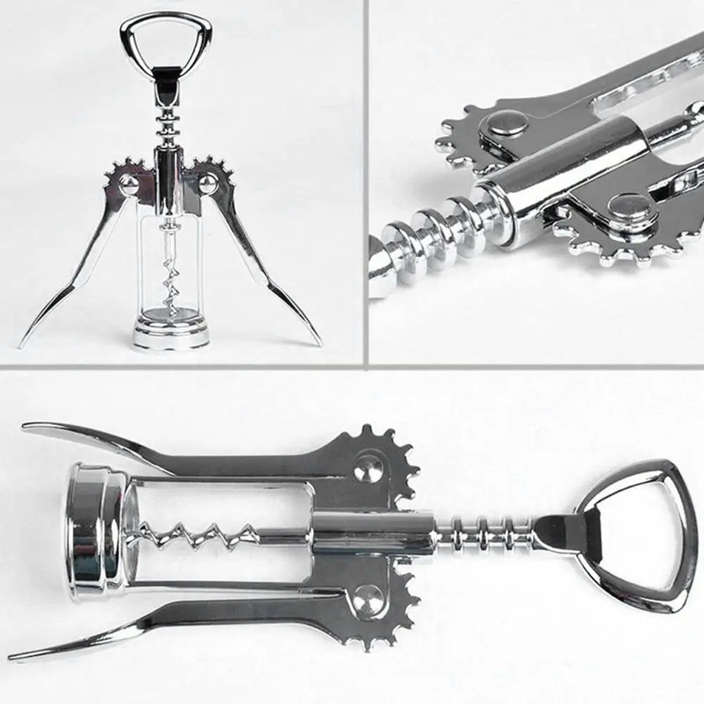 Portable Sommeliers Cork Remover – Wing Style Wine Opener