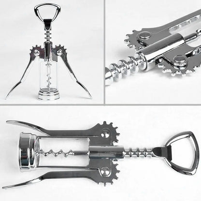 Portable Sommeliers Cork Remover – Wing Style Wine Opener