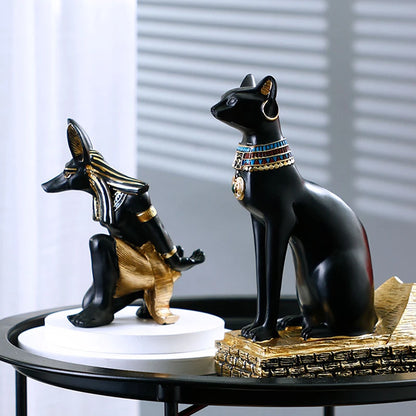 NORTHEUINS Anubis & Bastet Wine Rack