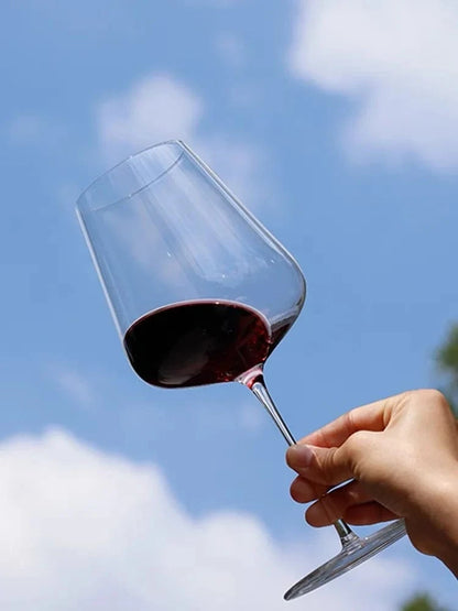 Burgundy Bordeaux Style Light Luxury Wine Glass Ultra-thin Craftsmanship Slim Cup Stems  Bar Party Classics Goblet