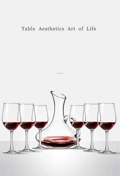 Red Wine Glasses Set Household Wine Glasses Luxurious European-style Glass Wine Goblet