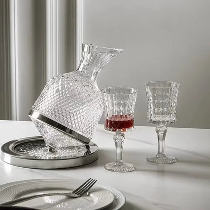 Lead Free Crystal Decanter Set