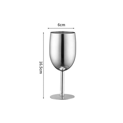 304 Stainless Steel Wine & Cocktail Goblets – Retro Martini Glass for Home, Bar & Restaurant” ✅