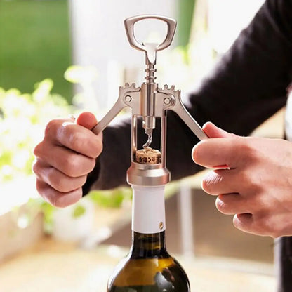 Portable Sommeliers Cork Remover – Wing Style Wine Opener