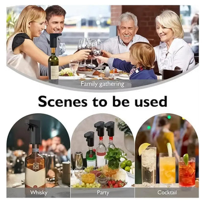 👉 Portable Electric Wine Decanter & Aerator – Automatic Wine Dispenser for Smooth, Rich Flavour