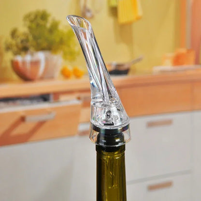 Wine Aerator Pourer, Premium Aerating Pourer, Red Wine Decanter Cap Spout, Stopper Bottle, Mouth Dispenser, Decanter Spout