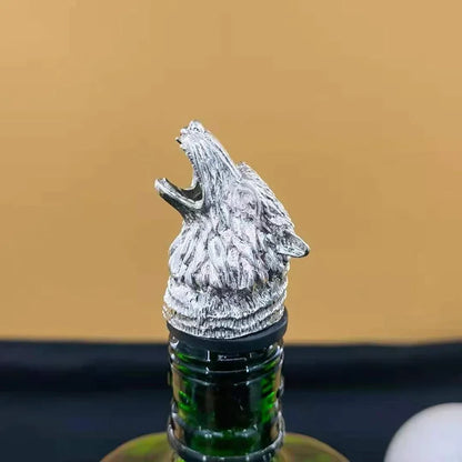 1PC Animal Head Wine Pourer Zinc Alloy Deer Elk Lion Leopard Wolf Eagle Dragon Wine Pour Spout Stopper Club Bar Accessories