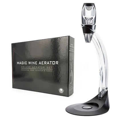 Red Wine Aerator Filter Magic Decanter Essential Wine Aerator Essential Decanter Pourer Filter Stand Holder Vodka Quick Air Bar
