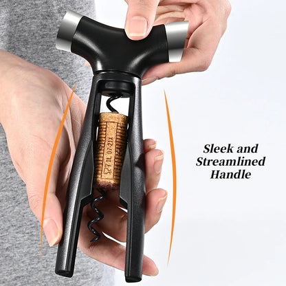 4-in-1 Wine Corkscrew & Stopper – Multi-Function Bottle Opener