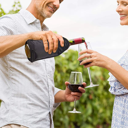 Wine Cooling Holder, Ice Bag, Jelly, Picnic Beverage Nylon Wine Cooler Sleeve, Soft Drink Rack, Bar Tools For Beer Champagne Bucket