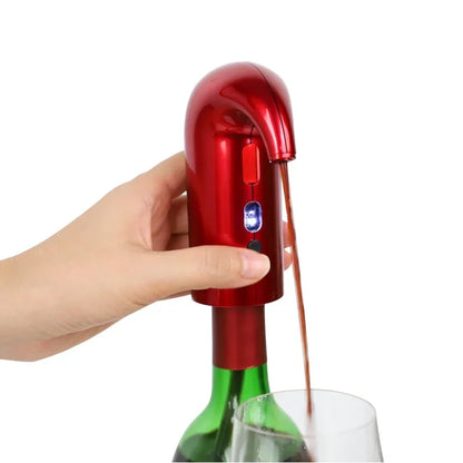 Electric Wine Aerator Dispenser, Professional High-End Whiskey Pump, USB Rechargeable, Automatic Wine Decanter Pourer for Parties