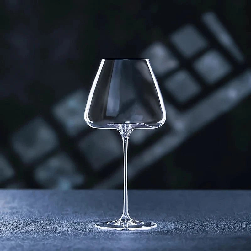 CRISON Handmade Crystal Red Wine Glass for Riesling Burgundy - Premium Quality Home Wine Glass