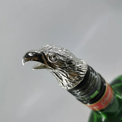 1PC Animal Head Wine Pourer Zinc Alloy Deer Elk Lion Leopard Wolf Eagle Dragon Wine Pour Spout Stopper Club Bar Accessories