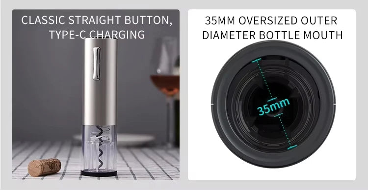 4-in-1 Electric Wine Opener, Aerator & Dispenser — Rechargeable