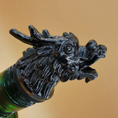 1PC Animal Head Wine Pourer Zinc Alloy Deer Elk Lion Leopard Wolf Eagle Dragon Wine Pour Spout Stopper Club Bar Accessories
