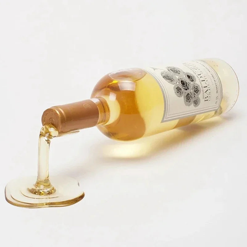 Unique Tilt Wine Rack Fashionable Storage Holder Durable Wine Bottle Display Stand for Wine Cabinet Decorations Adega Vinho