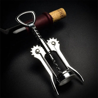 Portable Sommeliers Cork Remover – Wing Style Wine Opener