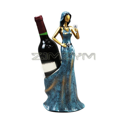 Nordic Winered Wine Rack Stylish Design Wine Holder Wine Display Rack Beer Whisky Wine Bottle Stand Home Bar Decor Rack