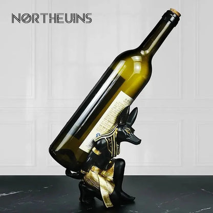 NORTHEUINS Anubis & Bastet Wine Rack