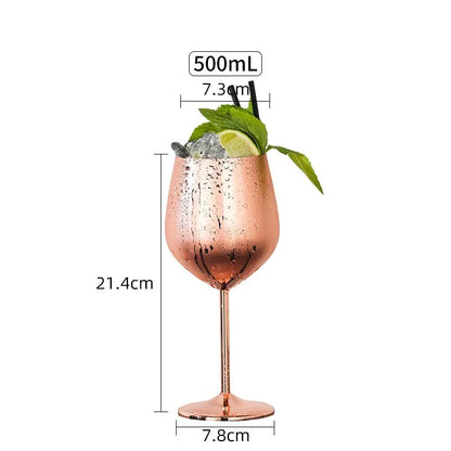 304 Stainless Steel Cocktail Glass,  Red Wine Cup, Flute Champagne Cup, Metal Cup,  Bar Martini Cup