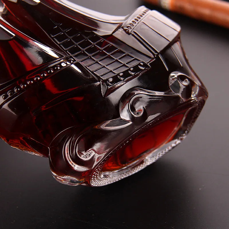 Whiskey Decanter Bottle with Lid, Crystal Glass, Wine Beer Containers, Cup, Home Bar Tools, Decoration