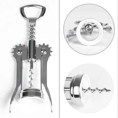 Portable Sommeliers Cork Remover – Wing Style Wine Opener