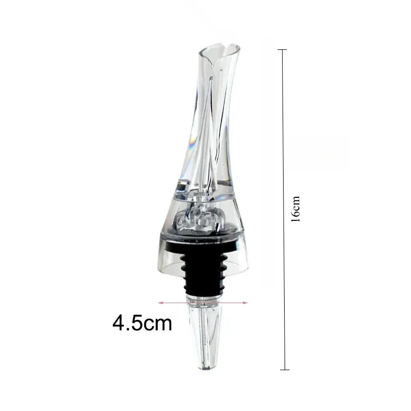 Wine Aerator Pourer, Premium Aerating Pourer, Red Wine Decanter Cap Spout, Stopper Bottle, Mouth Dispenser, Decanter Spout
