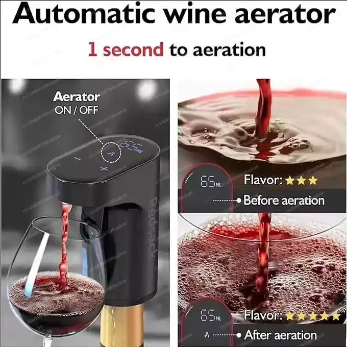 HOT！Digital Beverage Dispenser, Wine Aerator Pourer, Redsack Wine Dispenser