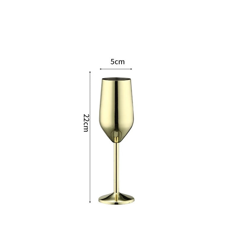 304 Stainless Steel Wine & Cocktail Goblets – Retro Martini Glass for Home, Bar & Restaurant” ✅