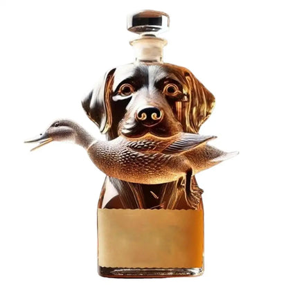 Creative Pug Red Wine Decanter Crystal Bottle Vodka Wine Bottle Wine Glass Dispenser Glass Bottle Thickened Whiskey Decanter