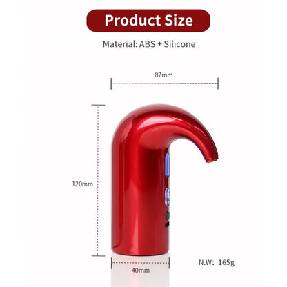 Electric Wine Aerator Dispenser, Professional High-End Whiskey Pump, USB Rechargeable, Automatic Wine Decanter Pourer for Parties