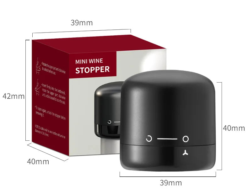New 2PCS Vacuum Red Wine Bottle Cap Stopper, Silicone Sealed Champagne Bottle Stopper, Vacuum Retain Freshness Wine Plug, Bar Tools
