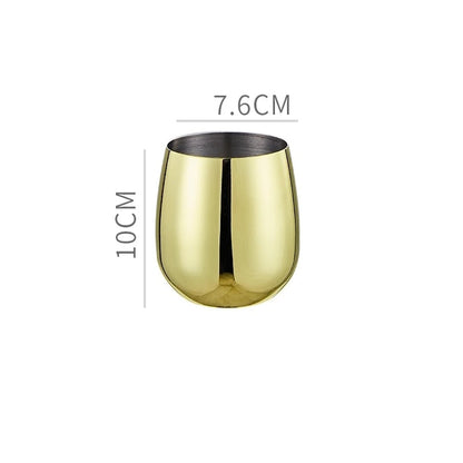 304 Stainless Steel Wine & Cocktail Goblets – Retro Martini Glass for Home, Bar & Restaurant” ✅