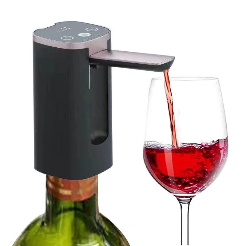 Smart Quantitative Alcohol Dispenser, Professional High End Whiskey Pump Dispenser, Liquor Pump, Adjustable Foldable Wine Decanter