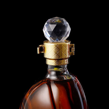 Creative High-heeled Shoe Design, Red Wine Decanter, Glass Empty Bottle with Sealed Lid, Thickened Whiskey Decanter