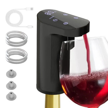 👉 Portable Electric Wine Decanter & Aerator – Automatic Wine Dispenser for Smooth, Rich Flavour