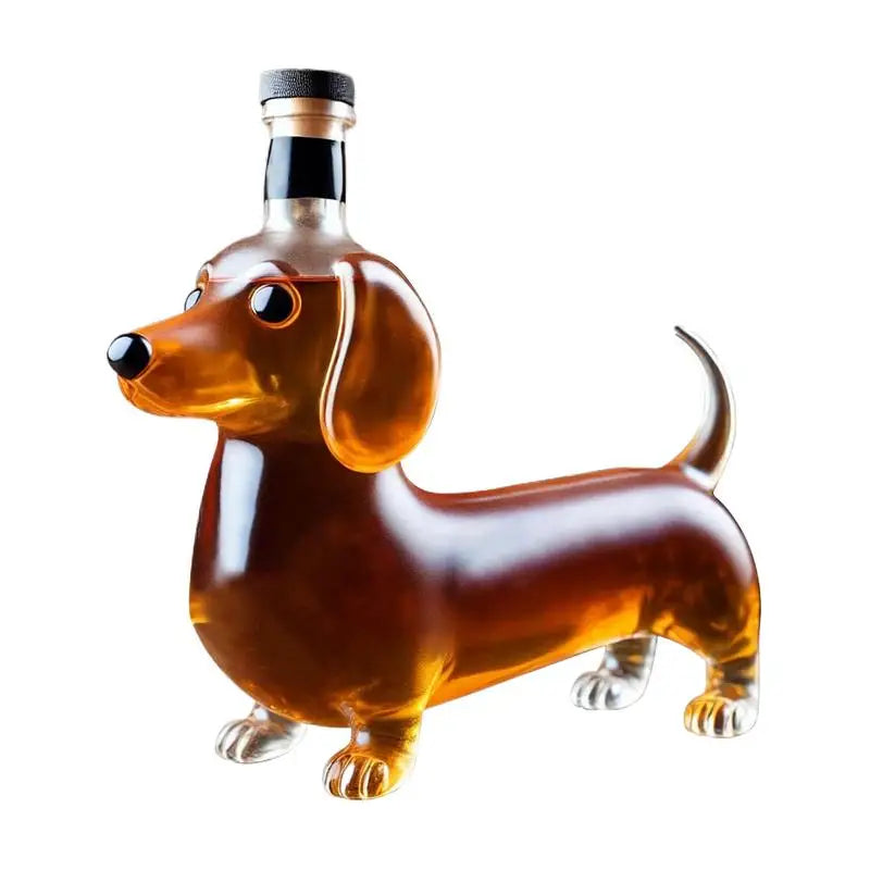FREE SHIPPING Liquor Bottles Dachshund Shape Empty Whiskey Bottle Housewarming Wedding Decanter Decoration Wine Container Dispenser For Dad