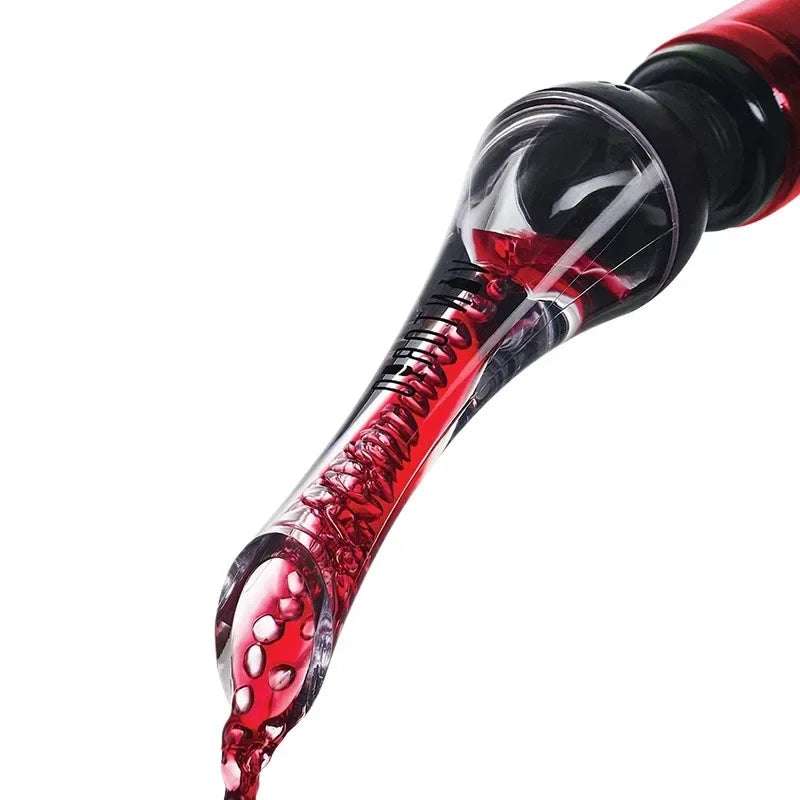 Wine Aerator Pourer, Premium Aerating Pourer, Red Wine Decanter Cap Spout, Stopper Bottle, Mouth Dispenser, Decanter Spout