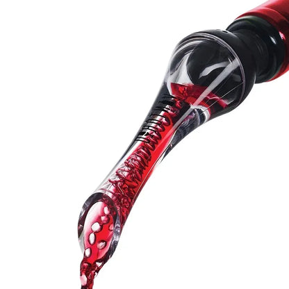 Wine Aerator Pourer, Premium Aerating Pourer, Red Wine Decanter Cap Spout, Stopper Bottle, Mouth Dispenser, Decanter Spout