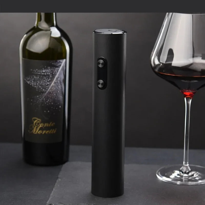 Electric Wine Bottle Opener, Wine Pourer, Automatic Red Wine Opener, Vacuum Bottle Stopper, Storage Base, Bar Kitchen Tools