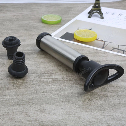 Vacuum Wine Stopper & Pump – Keep Wine Fresh, Leakproof Seal, Bar Accessory