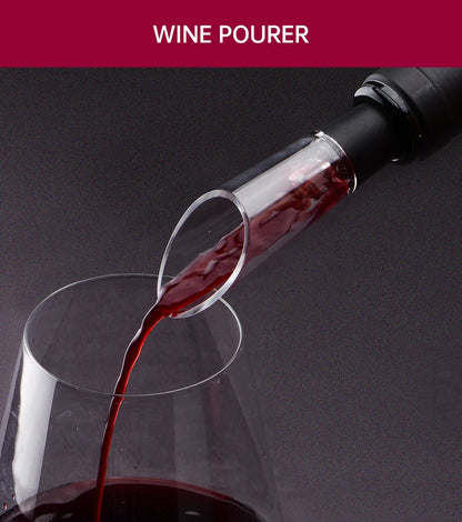 Electric Wine Bottle Opener Set Automatic Corkscrew Kit With Aerator,Foil Cutter Battery Operated Corkscrew for Wine Lovers Gift