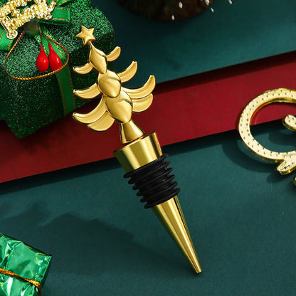 Elk Wine Stopper – Expanding Metal Bottle Stopper for Red & Champagne Wine, Beverage Preservation Cork, Bar Accessories