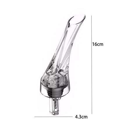 Wine Aerating Pourer Spout Decanter Magic Wine Decanter Wine Aerator Quick Aerating Pouring Tool Pump Portable Filter
