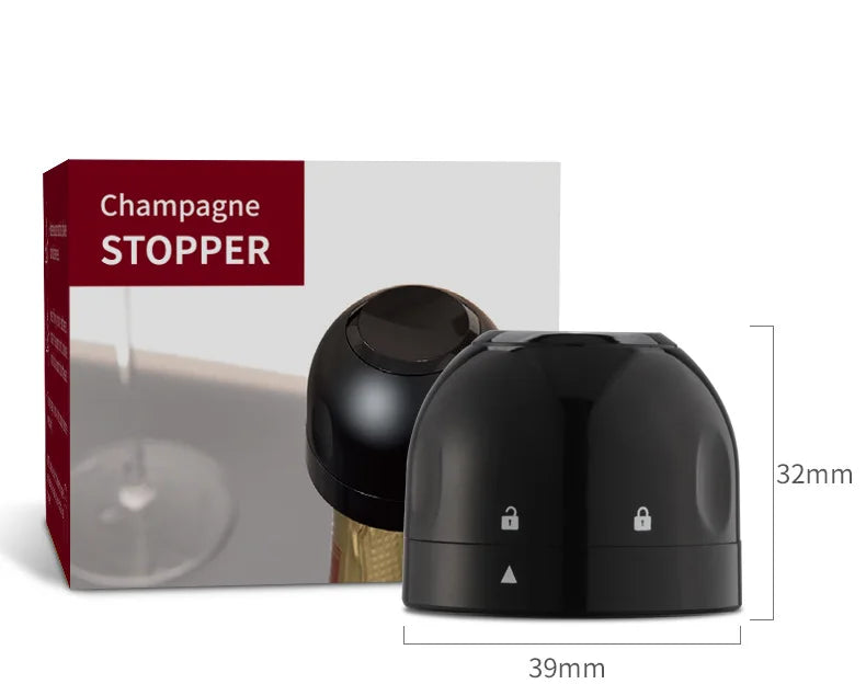 New 2PCS Vacuum Red Wine Bottle Cap Stopper, Silicone Sealed Champagne Bottle Stopper, Vacuum Retain Freshness Wine Plug, Bar Tools