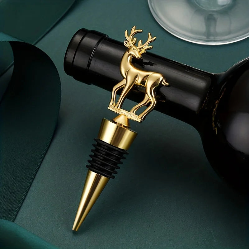 Elk Metal Wine Bottle Stopper