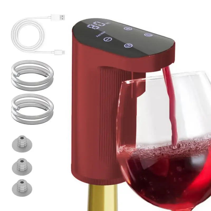 👉 Portable Electric Wine Decanter & Aerator – Automatic Wine Dispenser for Smooth, Rich Flavour