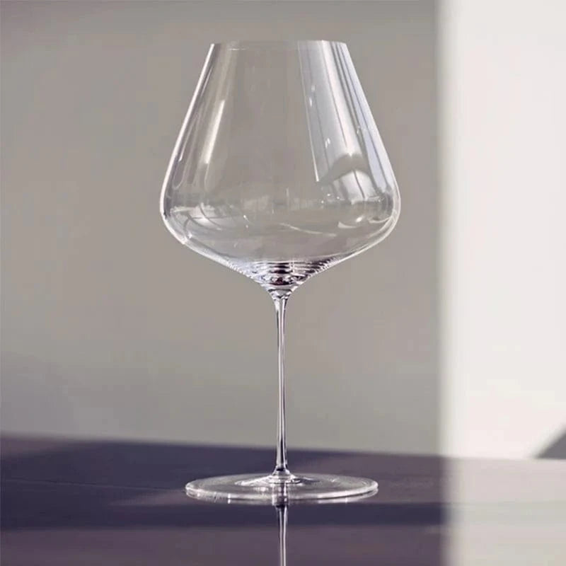 Burgundy Bordeaux Style Light Luxury Wine Glass Ultra-thin Craftsmanship Slim Cup Stems  Bar Party Classics Goblet