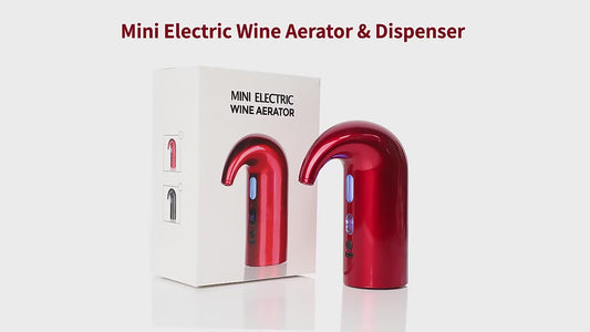 Electric Wine Aerator Dispenser, Professional High-End Whiskey Pump, USB Rechargeable, Automatic Wine Decanter Pourer for Parties